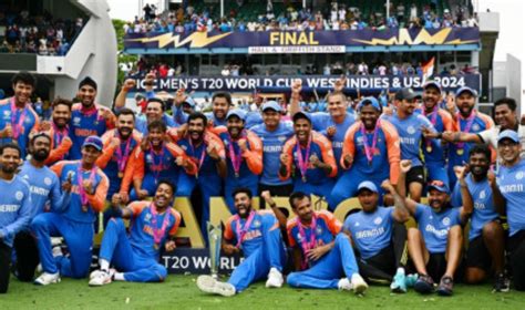 How Team India Celebrated T20 World Cup Victory .
